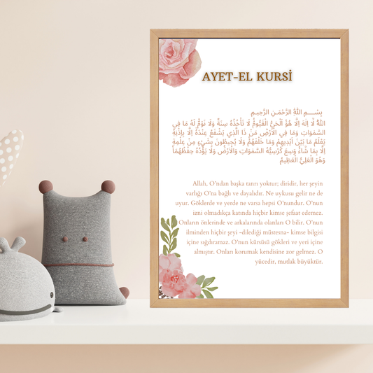 Ayetel Kursi 2 Çocuk Odası Tablosu