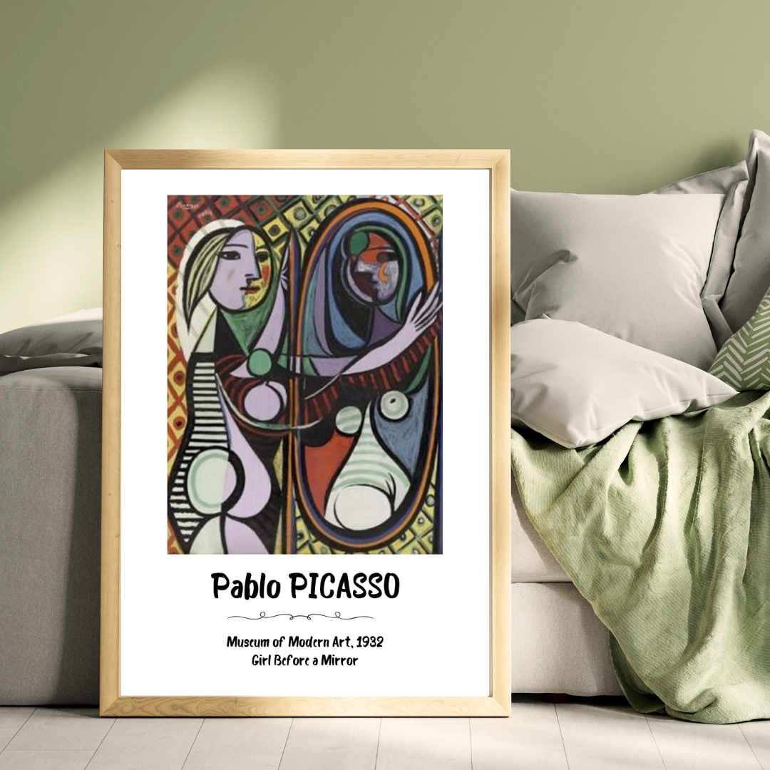 Picasso Ahşap Çerçeve Oda-Mutfak Tablosu