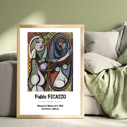 Picasso Ahşap Çerçeve Oda-Mutfak Tablosu