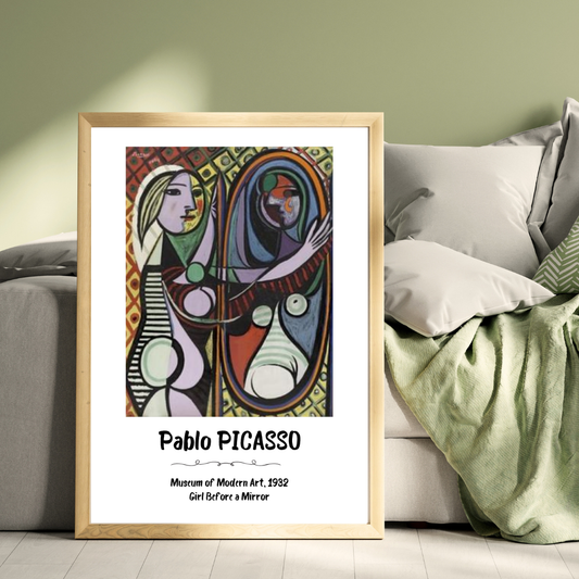 Picasso Ahşap Çerçeve Oda-Mutfak Tablosu