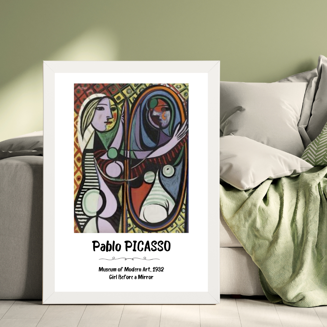 Picasso Ahşap Çerçeve Oda-Mutfak Tablosu