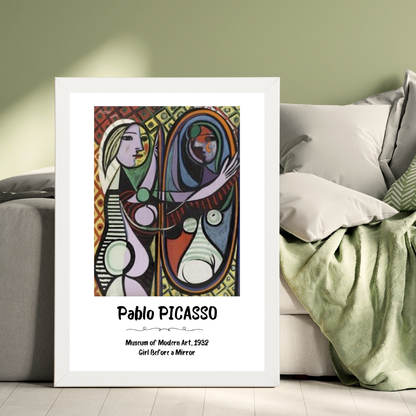 Picasso Ahşap Çerçeve Oda-Mutfak Tablosu