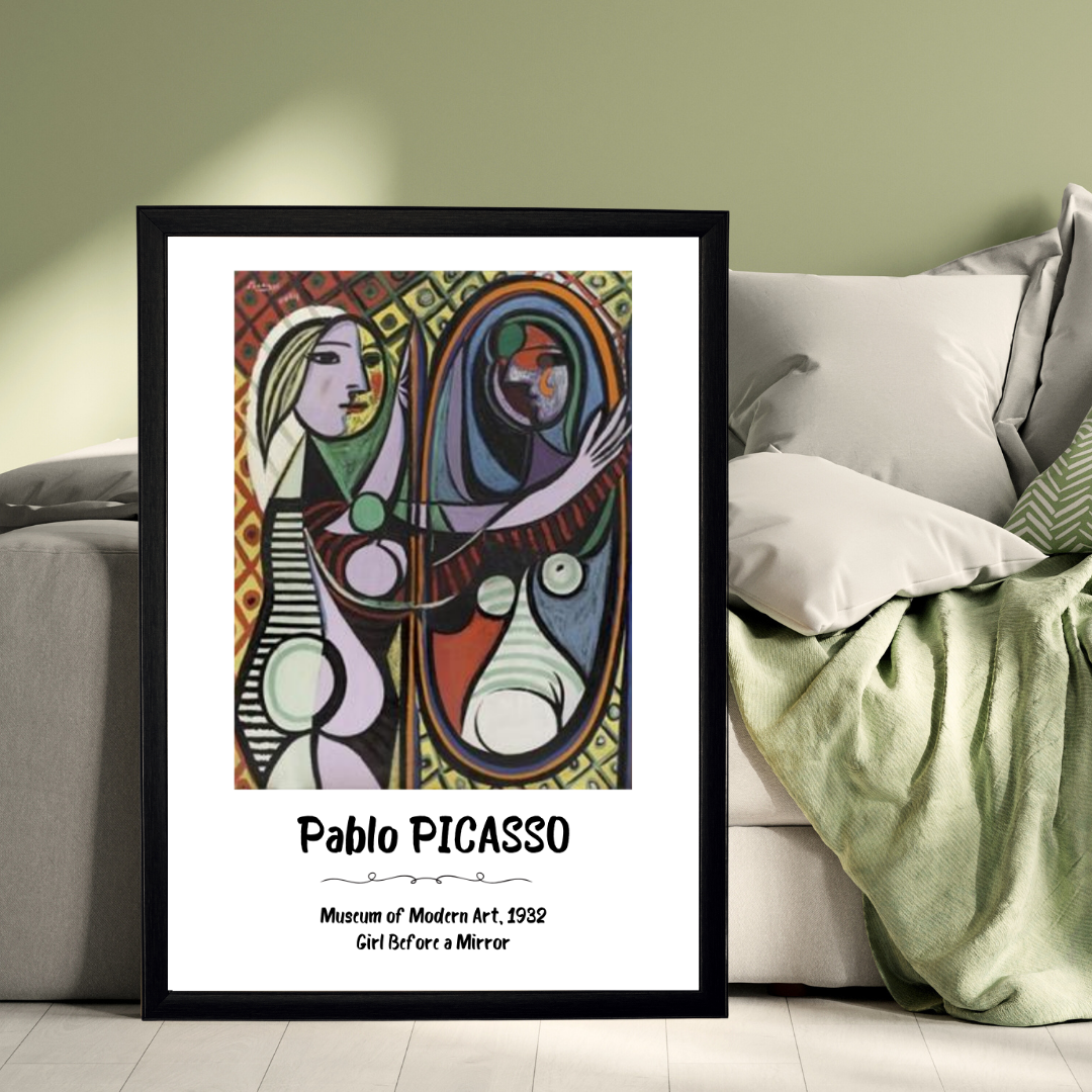 Picasso Ahşap Çerçeve Oda-Mutfak Tablosu