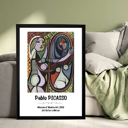 Picasso Ahşap Çerçeve Oda-Mutfak Tablosu