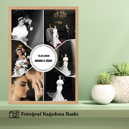 Eşe ve Sevgiliye Özel Tekli Ahşap Tablo 6 (fotoğraflı)